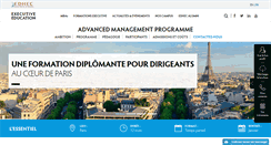 Desktop Screenshot of amp.edhec-executive.fr
