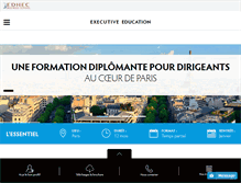 Tablet Screenshot of amp.edhec-executive.fr